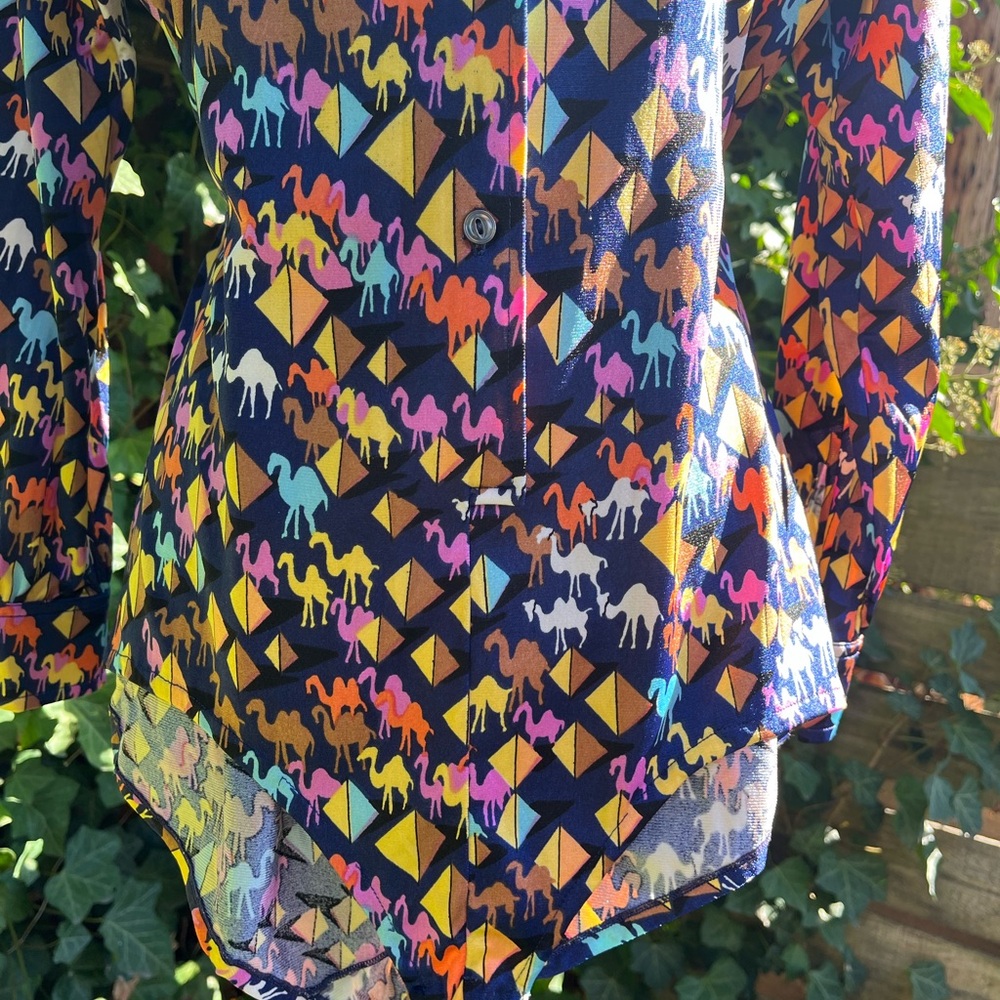 Colorful Camel Geometric Patterned Bodysuit - Picture 5 of 5
